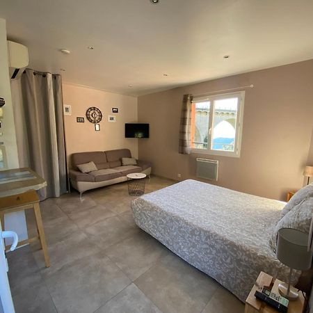 Studio Pied Village Eze - Dans Villa Recente - Parking Gratuit Luaran gambar