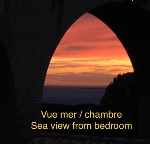 Studio Pied Village Eze - Dans Villa Recente - Parking Gratuit Luaran gambar