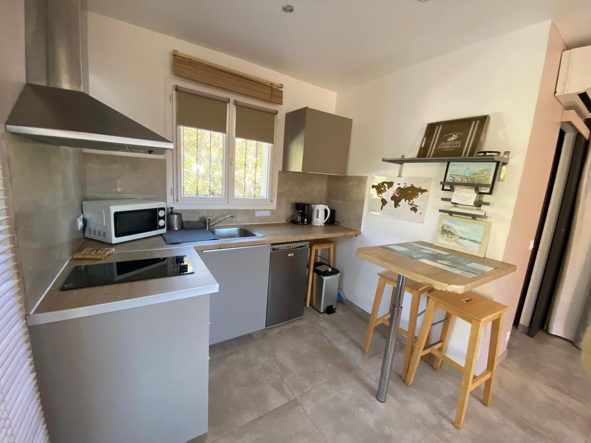 Studio Pied Village Eze - Dans Villa Recente - Parking Gratuit Luaran gambar