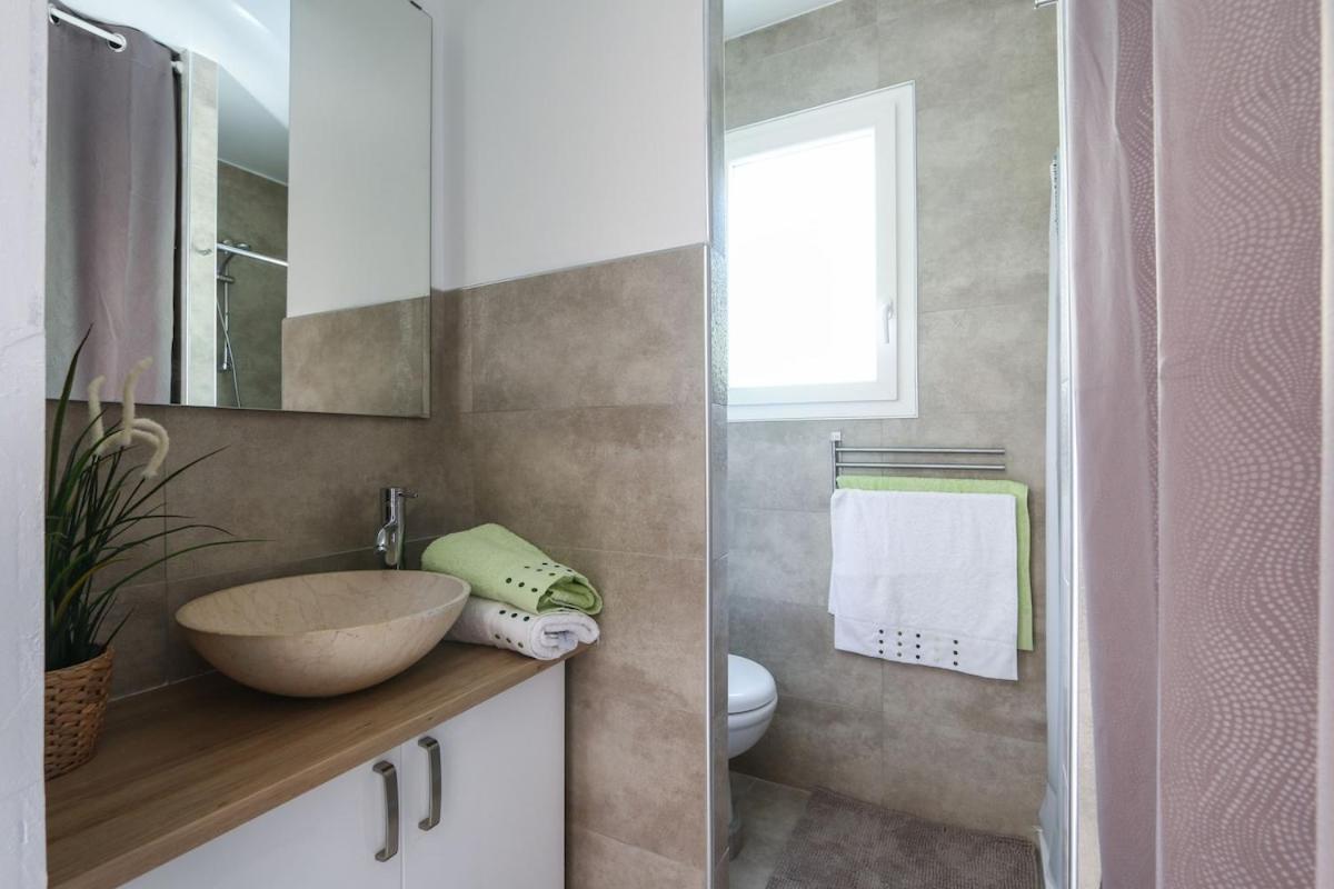 Studio Pied Village Eze - Dans Villa Recente - Parking Gratuit Luaran gambar